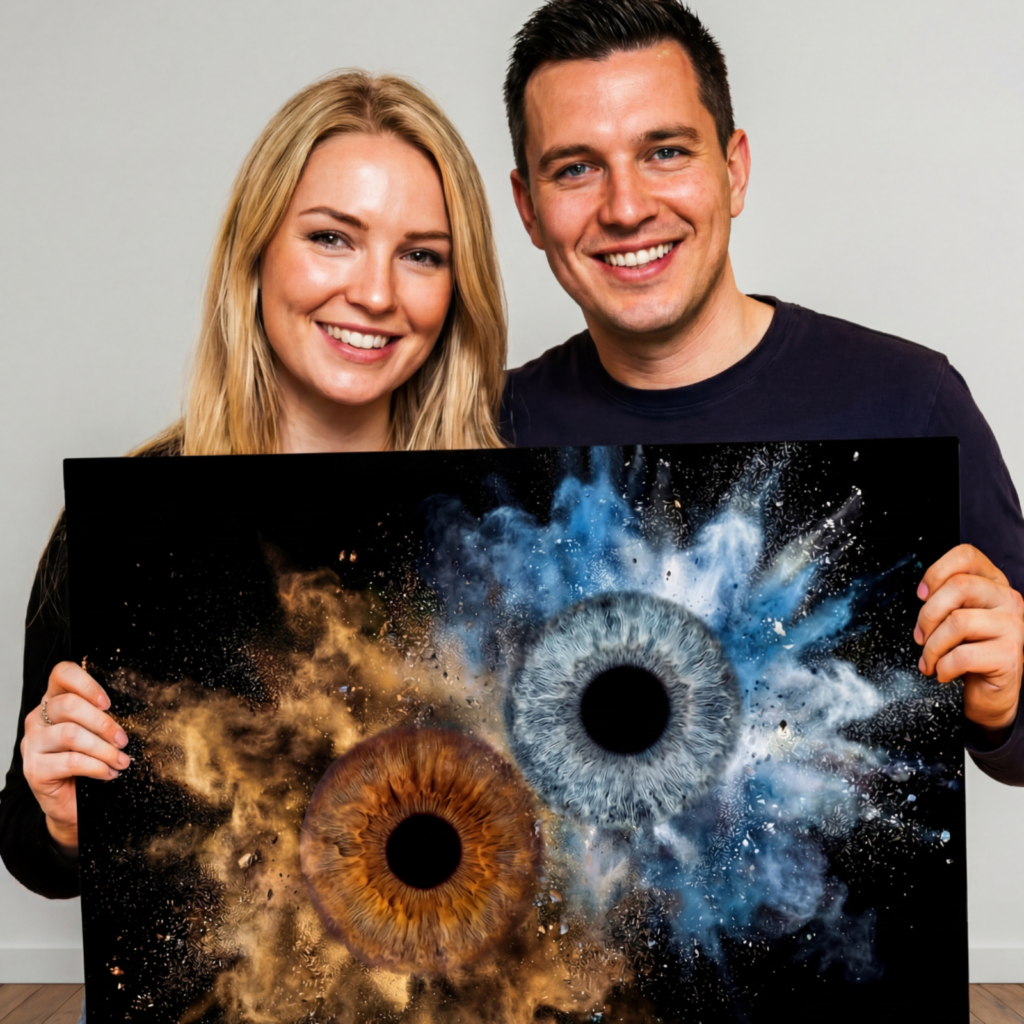 Couple Iris Art collection